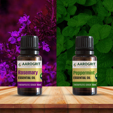 Brain Freeze – Rosemary & Peppermint Essential Oil Combo for Focus & Energy