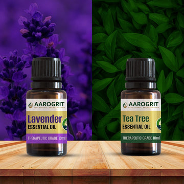Cool Karma – Lavender & Tea Tree Essential Oil Combo for Skin Care & Stress Relief