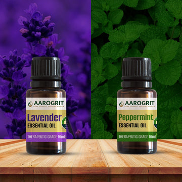 Chill Vibes Only – Peppermint & Lavender Essential Oil Combo for Headache Relief & Relaxation